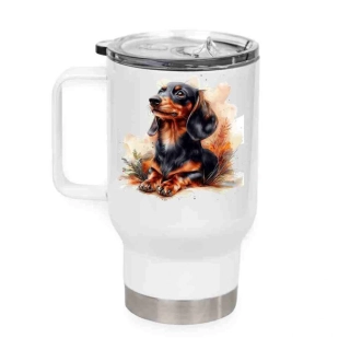 Peštovka Cestovní hrnek 450ml **JEZEVČÍK**